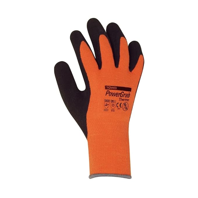 Winterhandschuhe - 12 Paar - PowerGrab Thermo - Montagehandschuhe - Handschuhe - Arbeitshandschuhe - Schutz nach EN 388 und E