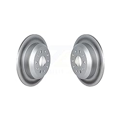 Genius Rear Coated Disc Brake Rotors Pair