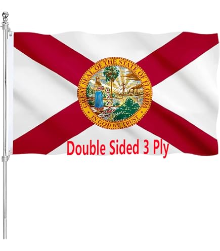3x5 Foot Florida State Flag - New USA State Flag With FL Design
