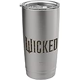 Wicked Movie Floral Logo Stainless Steel Insulated Tumbler
