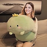 hitoshe Dinosaur Plush Hugging Pillow, Soft Dinosaur Stuffed Animals Toys Gifts, 33.5"