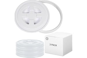 72 HRS Ready Seal Lid(Bucket Not Included), Premium Gamma Seal Lid, Airtight Leakproof Lid, BPA-Free Food-Grade Bucket Lid, A