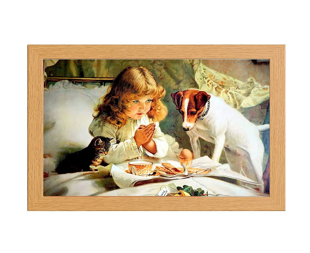 Burton Barber Print Suspense Fine Art Prints in Glass Fronted 10" x 13.5" Frame Victorian