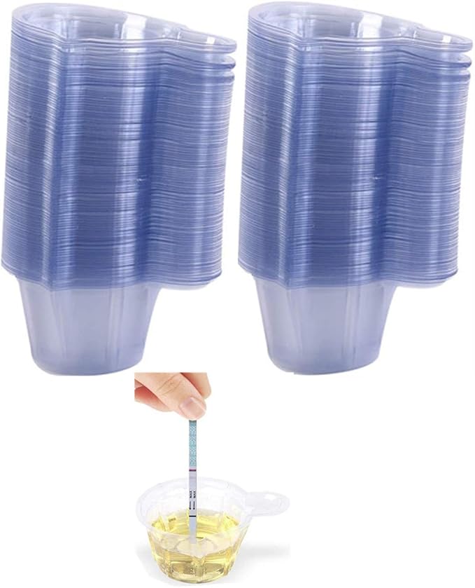 250 Plastic Urine Collection Cups Disposable Urine Specimen Cups for