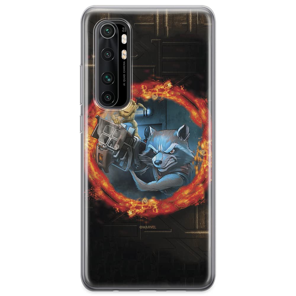 ERT GROUP mobile phone case for Xiaomi MI NOTE 10 Lite original and officially Licensed Marvel pattern Guardians of the Galaxy 008 optimally adapted to the shape of the mobile phone, case made of TPU
