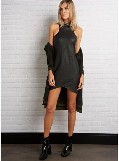 vestido de couro john john