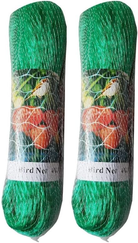 Set of 2 bird protection net, 2 x 10 m, bird net, bird repellent, leaf protection net, pond net, pool net, protection of trees and shrubs, weather-resistant plastic