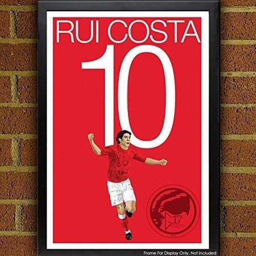 Rui Costa Poster - SL Benfica Art