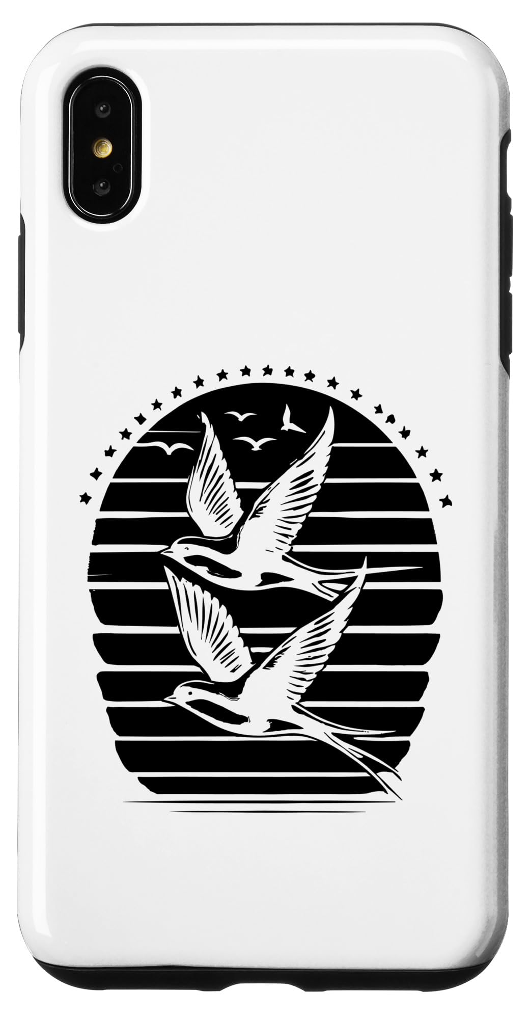 iPhone XS Max Retro Birds Bird Watching Birdwatching Birding Birder Case