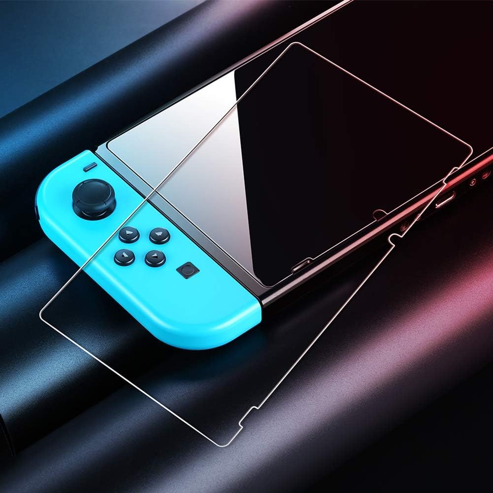 UGREEN Switch Screen Protector for Nintendo Switch Tempered Glass 2 Pack Screen Saver Protector Film with Transparent HD Clear Anti-Scratch: Electronics
