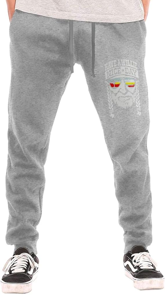 Amazon Co Jp Have A Willie Nice Day スウェットパンツ メンズ ロングパンツ 長ズボン スポーツ 綿 トレーニング フィットネス 通勤通学 ゆったり カジュアル メンズ 秋冬 大きいサイズ M 3xl ブラック グレイ 服 ファッション小物
