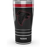 Tervis Traveler NFL Atlanta Falcons - Night Game Triple Insulated Tumbler Travel Cup Keeps Drinks Cold & Hot, 20oz, Stainless Steel