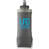 Ultimate Direction Body Bottle (450mL or 500mL) Collapsible Soft Flask Water Bottle for Hydration Vests, Running Packs or Handheld with High Flow Valve, BPA-Free, Trail & Race Ready