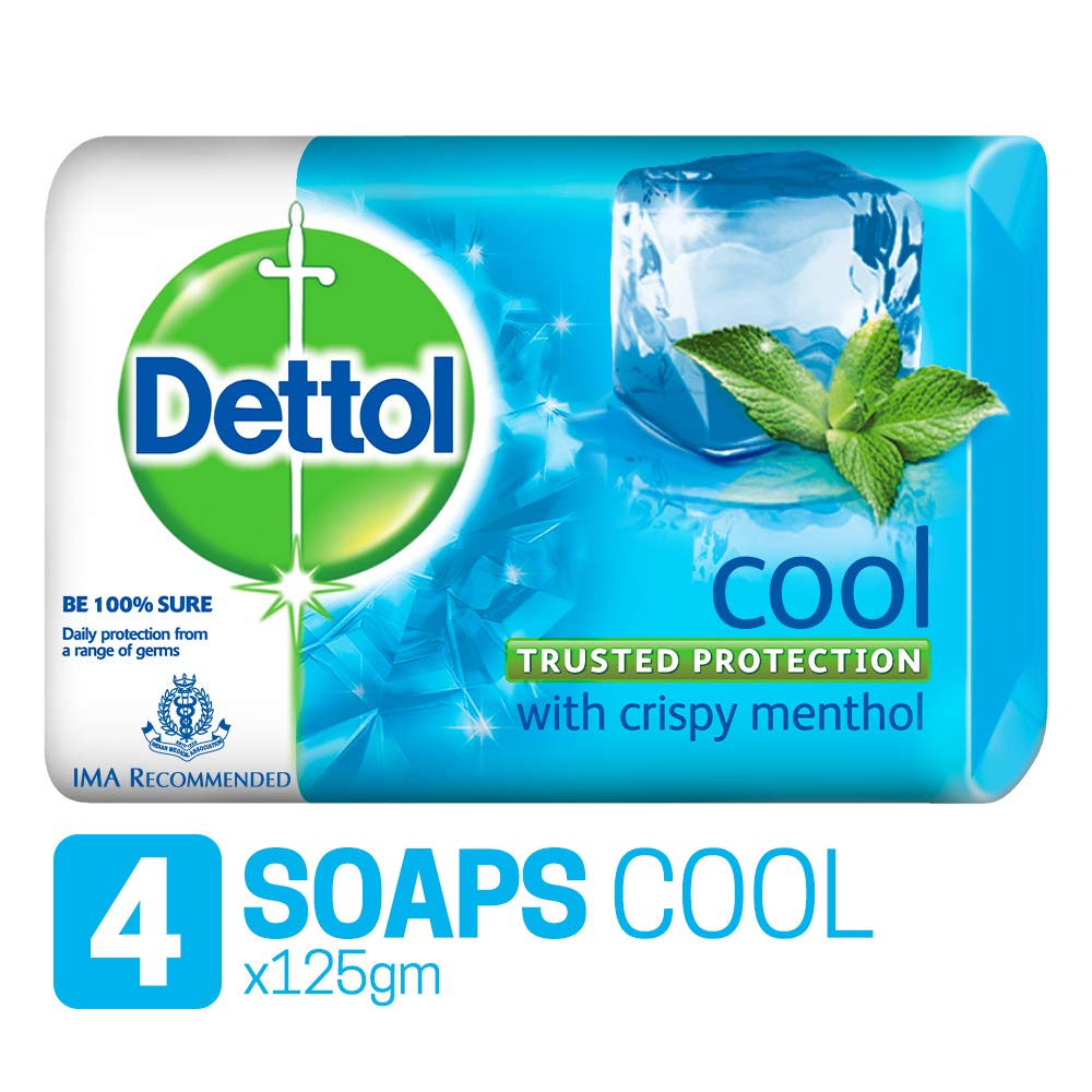 Buy Dettol Cool Soap, 125g (Pack of 4) Online at Low Prices in India