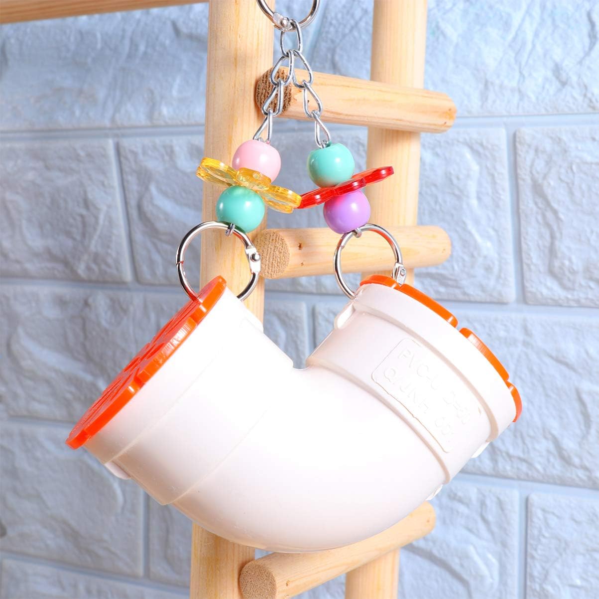 POPETPOP Bird Foraging Toys, Parrot Chewing Toys Plastic Durable Gnawing Toys - Image 5