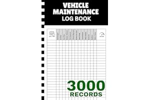 Vehicle Maintenance Log Book: Automotive Repair Log, Repairs and Expense Tracker for for Cars, Trucks & Motorcycles,