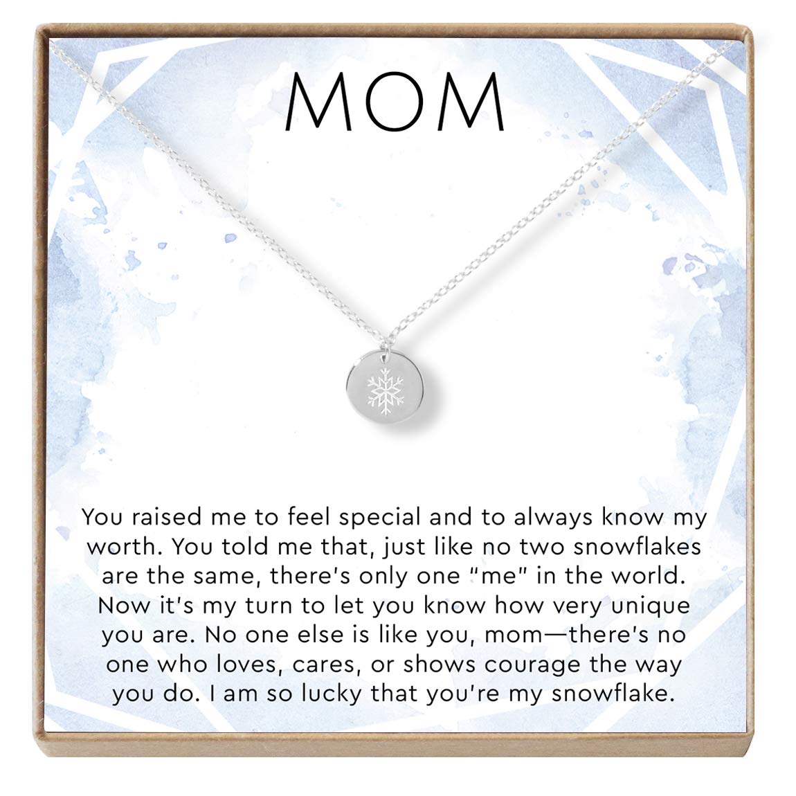 Mother Necklace Silver-Plated-Brass, NA 