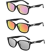 AEANU Polarized Sunglasses for Teens – UV400,Color Mirror Lenses,Matte Frame for Small Faces,Cycling & Outdoor