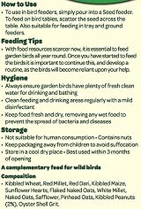 Peckish 60051246 Complete Seed and Nut No Mess Wild Bird Food 20 kg Natural view 4