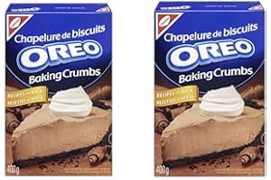 2 Pack Oreo Baking Crumbs 400 Gram/14.10 Ounces