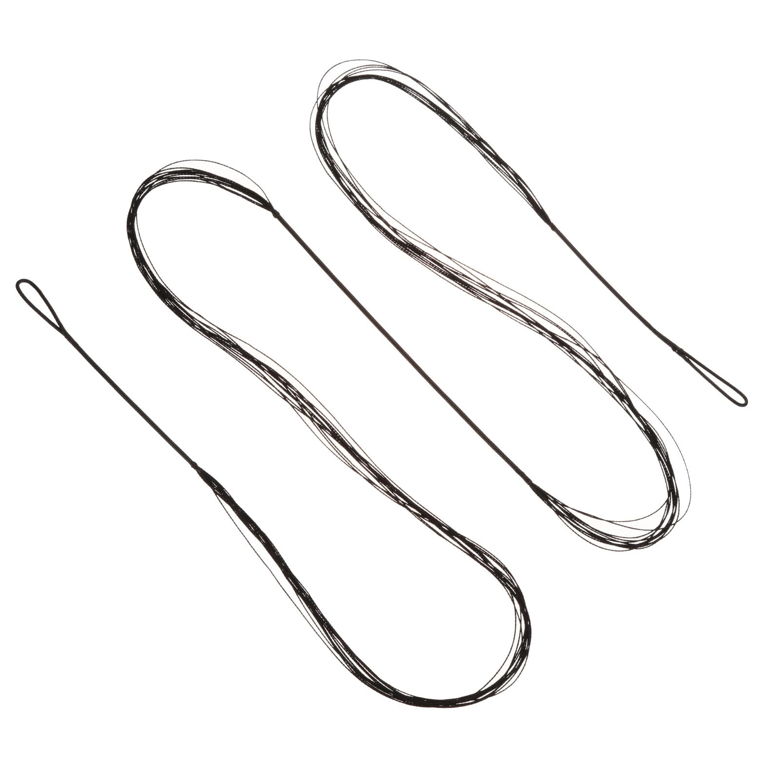 PATIKIL Bow String Replacement,12 Strands Recurve Bowstring for AMO 74" Traditional Recurve Bow, Black