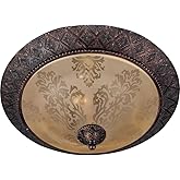 Maxim Symphony-2 Light Flush Mount in Mediterranean style-19 Inches Wide by 7.5 inches high
