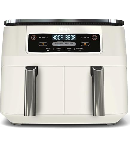 Amazon.com: Niinjja 4 in 1 Air Fryer, 8 Qt 2 Basket DualZone