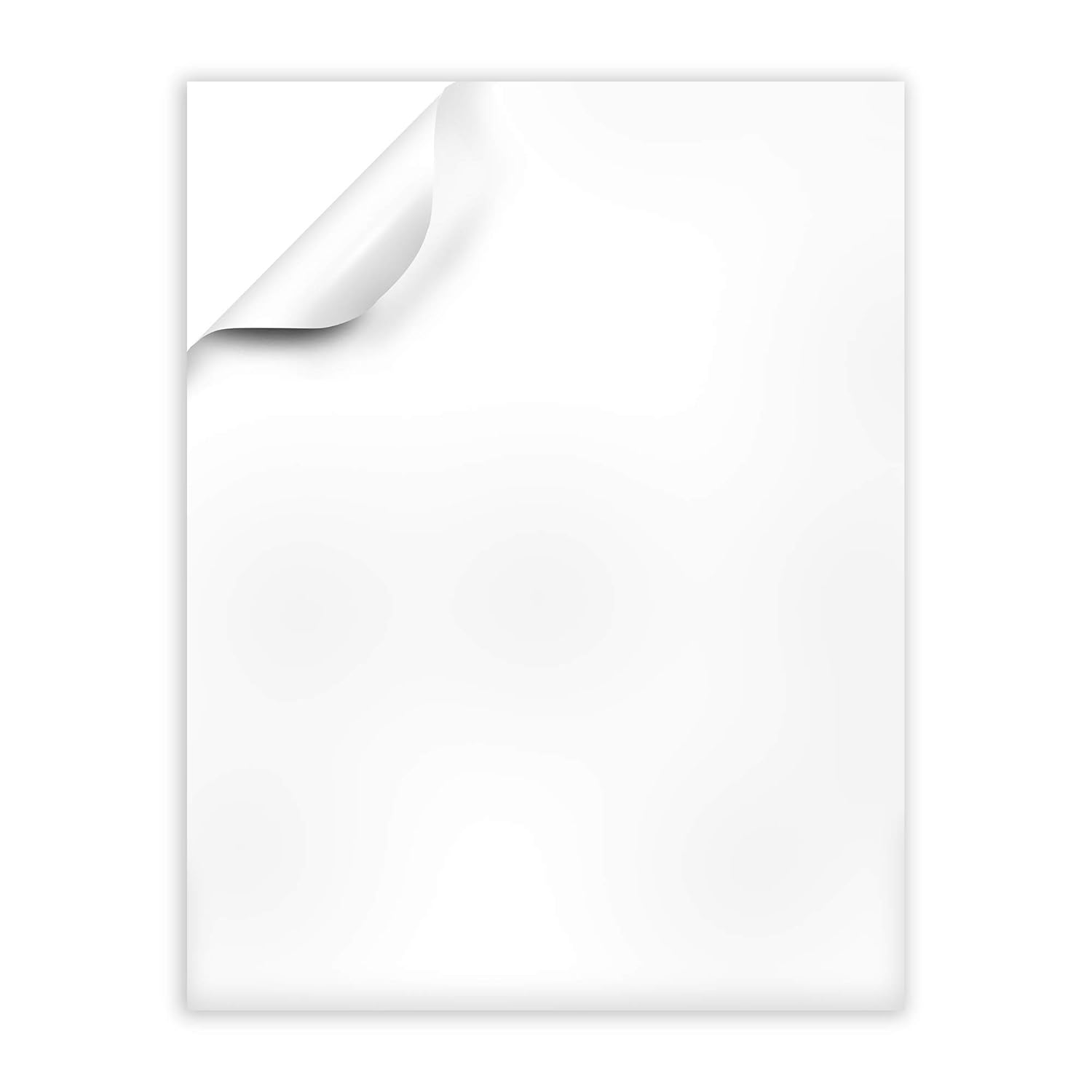 clear matte frosted sticker paper