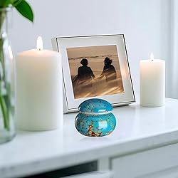 Small Urns for Human Ashes Keepsake,Ceramic Small