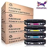 For HP 410A 410X (CF410X CF411X CF412X CF413X）Multipack (4-pack) High Yield Toner Cartridges, Compatible with Color LaserJet Pro MFP M452dn M452dw M452nw M377dw M477fdw M477fnw M477fdn Printer