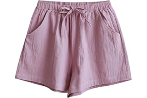 Gym Shorts for Women Loose High Waist Shorts with Pockets Drawstring Workout Casual Comfy Breathable Summer Bottoms