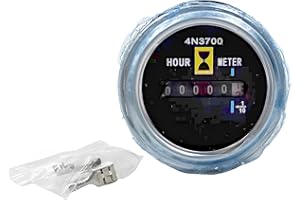 Hour-Meter Gauge 4N3700 Fits Caterpillar 215 225 235 3208 3304 3306 3412 D7F 777 977K D4D D6C 561C 549H 6N-2848 7N-2418