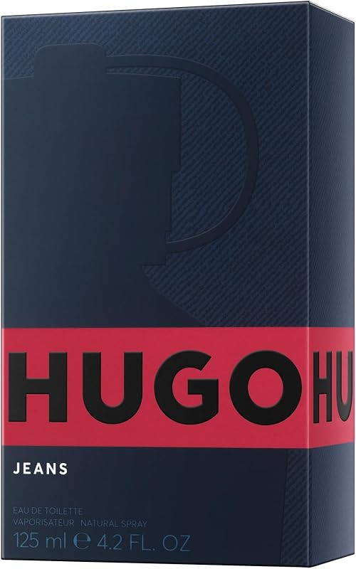 HUGO Jeans Eau de Toilette para Hombre | Fragancia masculina aromática fougère con notas de pomelo y menta piperita | 75 ml — foto 3 de 6