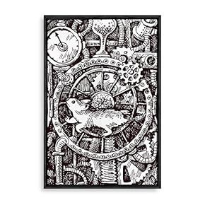 Framed Canvas Wall Art for Living Room, Bedroom Abstract Canvas Prints for Home Decoration Ready to Hanging - 16x24 inches