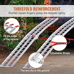 VEVOR 7.5ft Motorcycle Ramp, 750lbs Folding Loading