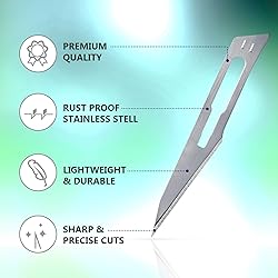 Disposable Scalpel Blades with Metal