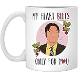 My Heart Beets Only For You Mug Gift Dwight Schrute The Office