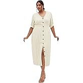 City Chic Women's Plus Size Dress - Charli Stripe Midi