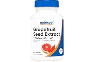 Nutricost Grapefruit Seed Extract 2,000mg, 60 Vegetarian Capsules - Gluten Free, Non-GMO