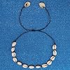 SXNK7-Natural-Shell-Necklace-Choker-for-Women-Girl-Bead-Pearl-Handmade-Hawaii-Wakiki-Beach-Rope-Jewelry-Black-Weaving-Necklace