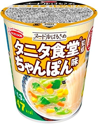 Amazon エースコック ヌードルはるさめ タニタ食堂監修 ちゃんぽん味 41g 6個 エースコック スープ 通販
