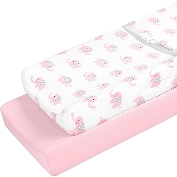 elephant changing pad cover