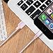 Aonear 3Pack 10FT Extra Long Nylon Braided Cord (Rose Gold)
