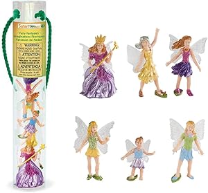 Safari Ltd Fairy Fantasies Toy Figurine TOOB, Including 6 Winged Fairies