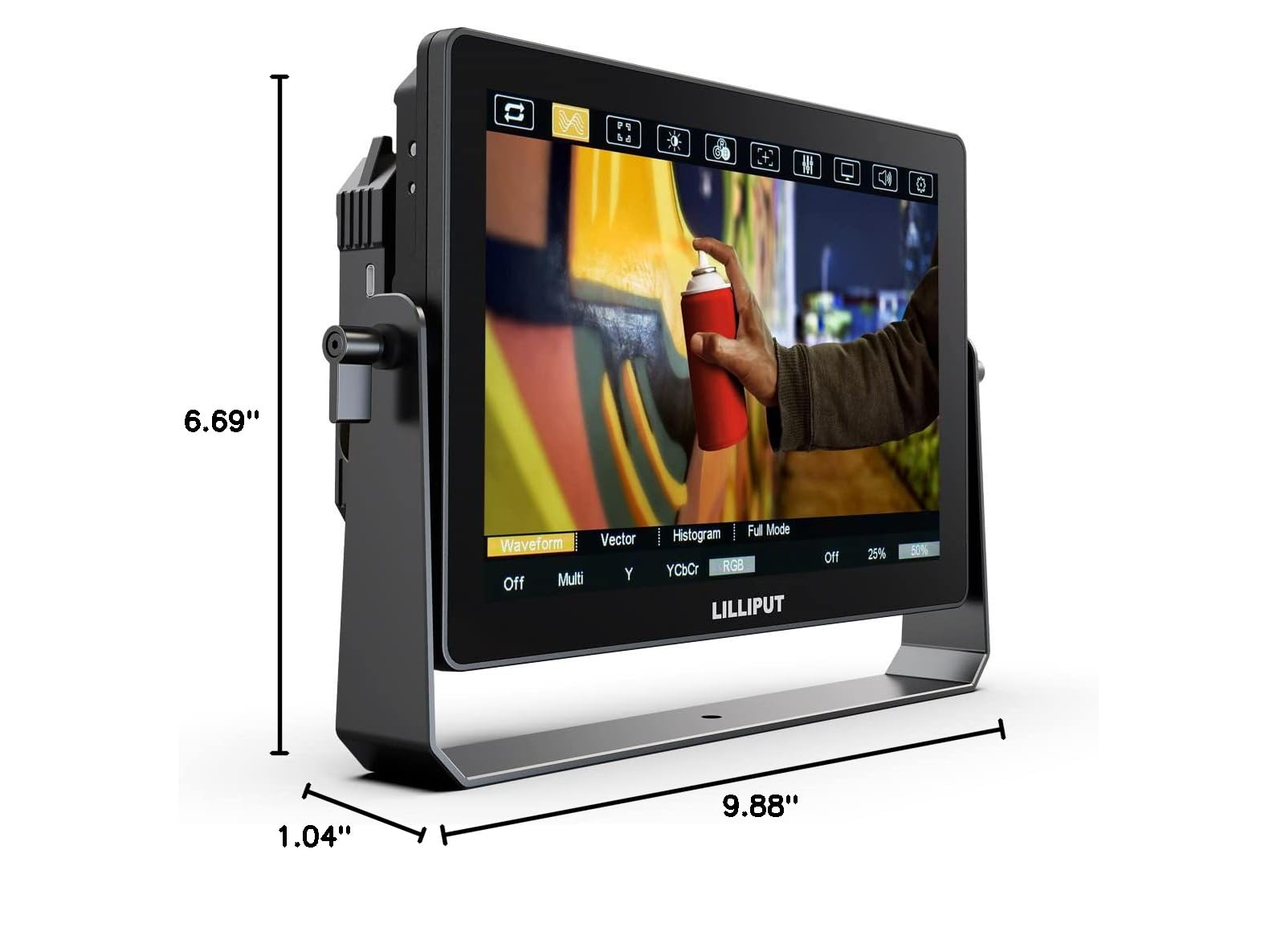 LILLIPUT HT series 2000nits Ultra-Bright Touch Control Screen with HDMI 2.0 3G-SDI Input Output LANC 3D-LUT Waveform Histogram 5