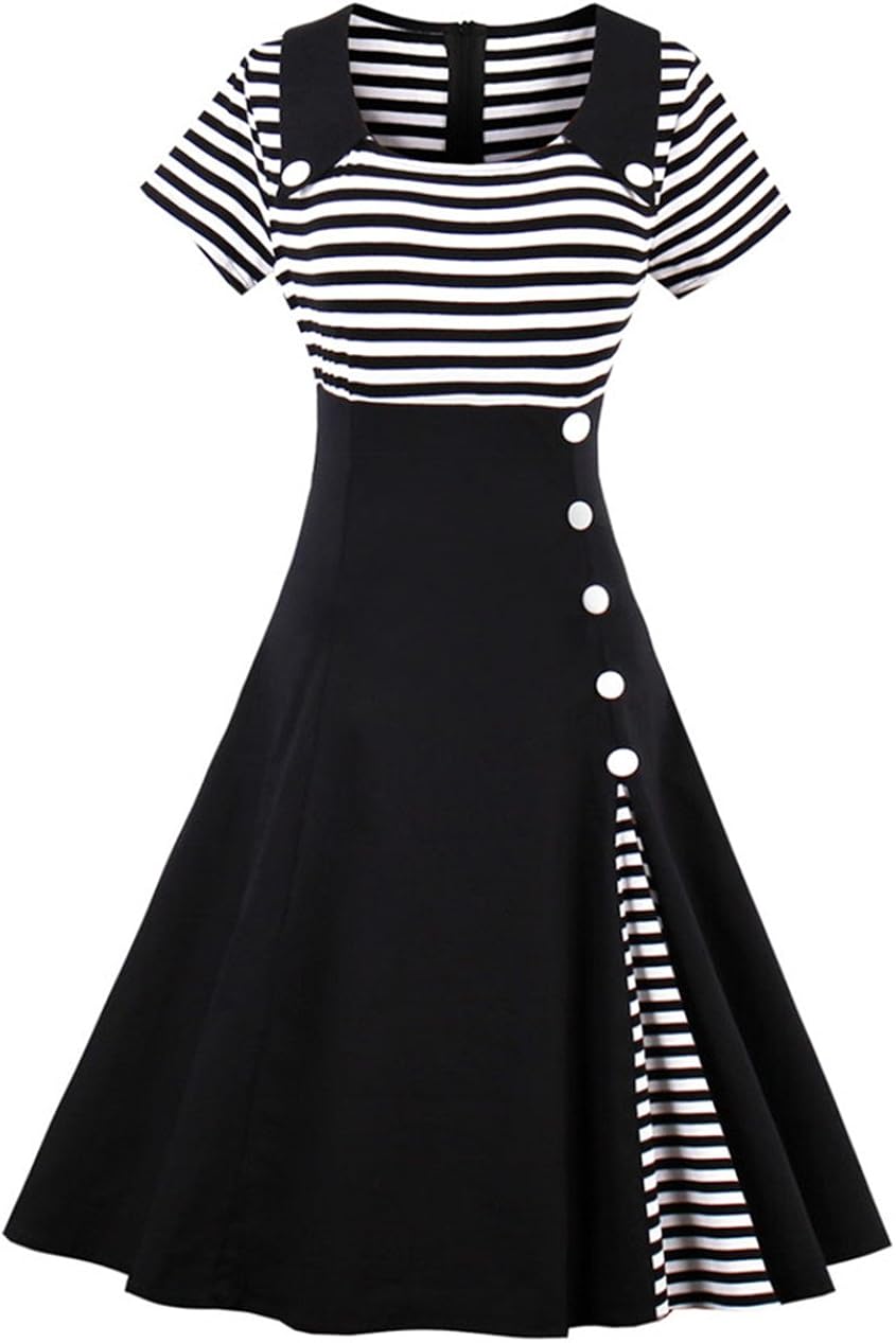a line vintage dress