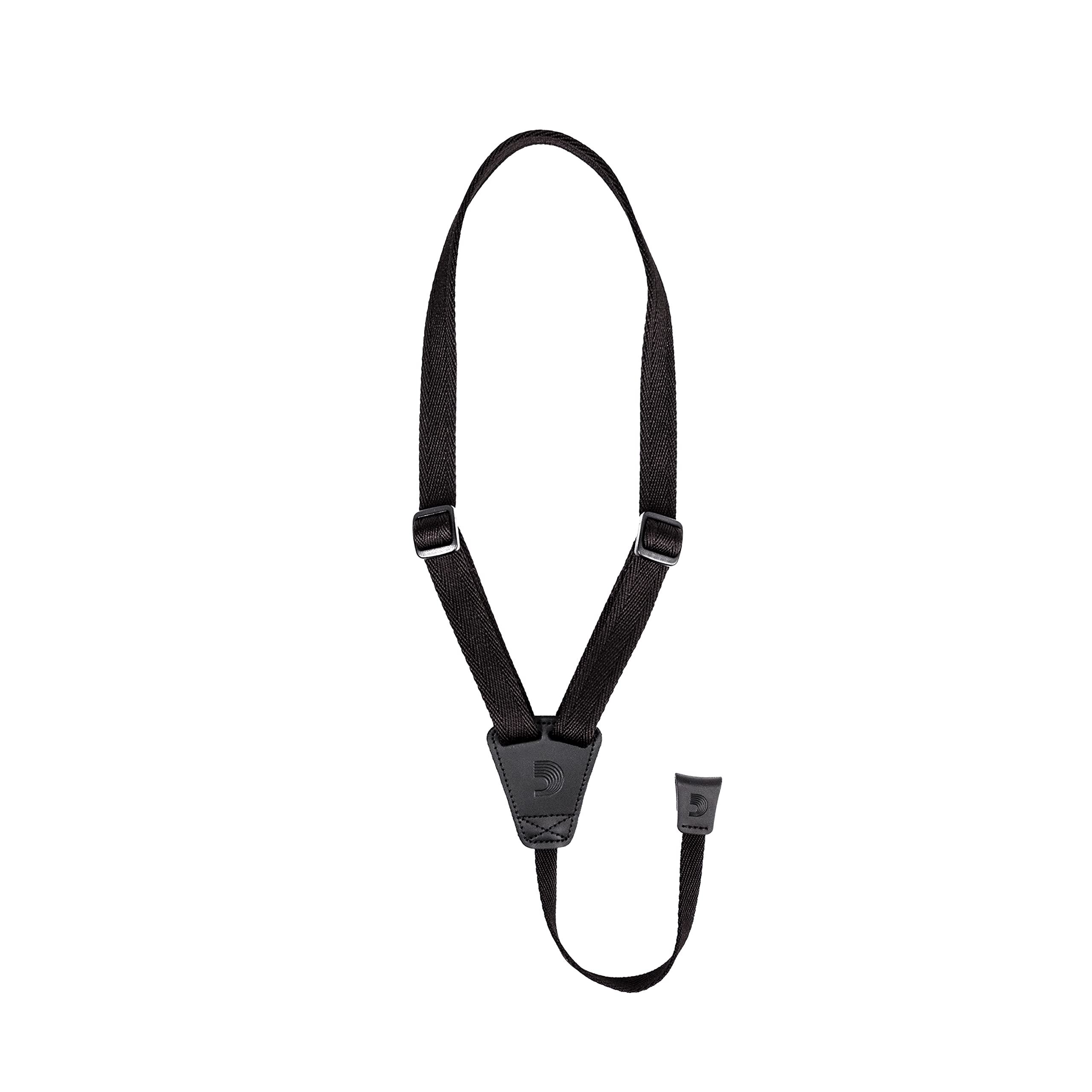 D'Addario Ukulele Strap - Clip On - Eco-Comfort - Ukelele Strap No Drill Needed - Black