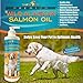 Premium Wild Alaskan Salmon Oil for Dogs and Cats ★ All-Natural Omega-3 Food Supplement ★ Over 15 Omega's ★ EPA - DHA Fatty Acids ★ Natural Astaxanthin - Vitamin D