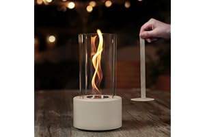 CROWN FIRE Tornado Tabletop Fire Pit – Smokeless Firepit for Home Decor, Housewarming & Parties - Table Top Firepit with Up to 2.5H Burn Indoor & Outdoor Portable Fire Pit Great Gift for Birthday Balcony & Yard