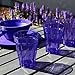 Cambridge Plastic Plate, Bowl and Tumbler Dinnerware | 12-piece set Purple